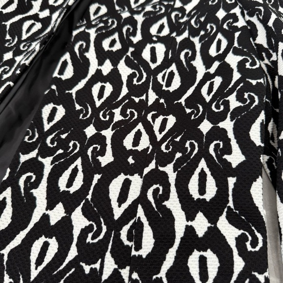 Women’s Kasper Open Front Patterned Long Sleeve Blazer Jacket Size 10P - Picture 3 of 16